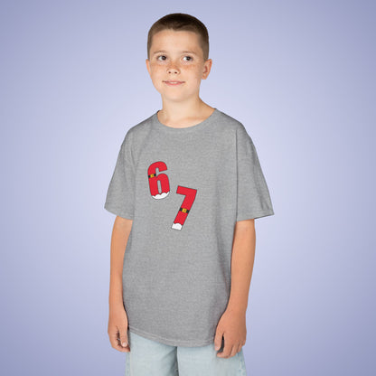 Santa Belt Christmas 67 Tee Fun Trending Kids Cotton T Shirt Six Seven Youth