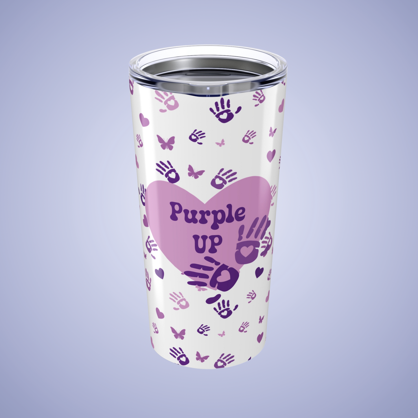 Purple Up Military Brat 20oz Tumbler Military Child Month