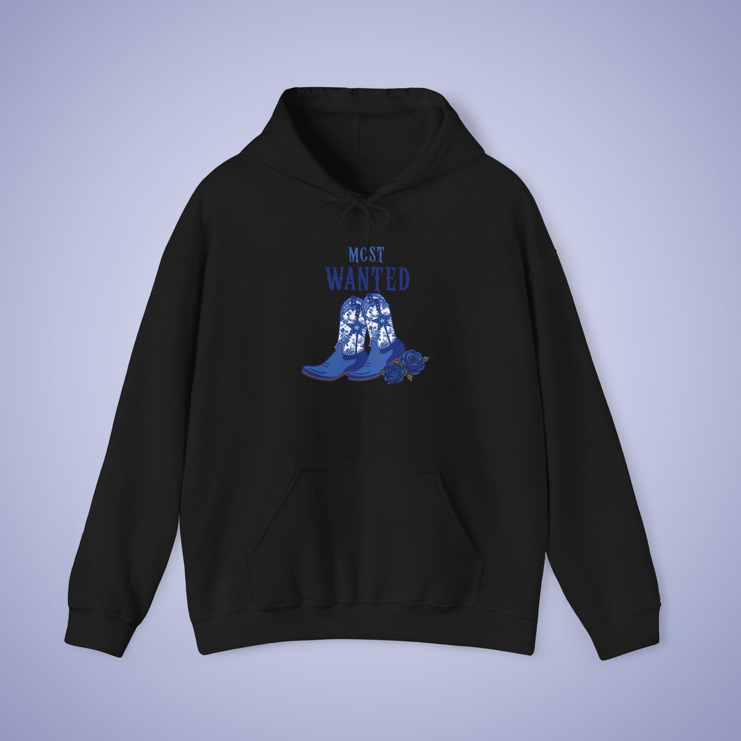 Most Wanted Mothers Day Unisex Hoodie Chinoiserie Floral Cowgirl Boots