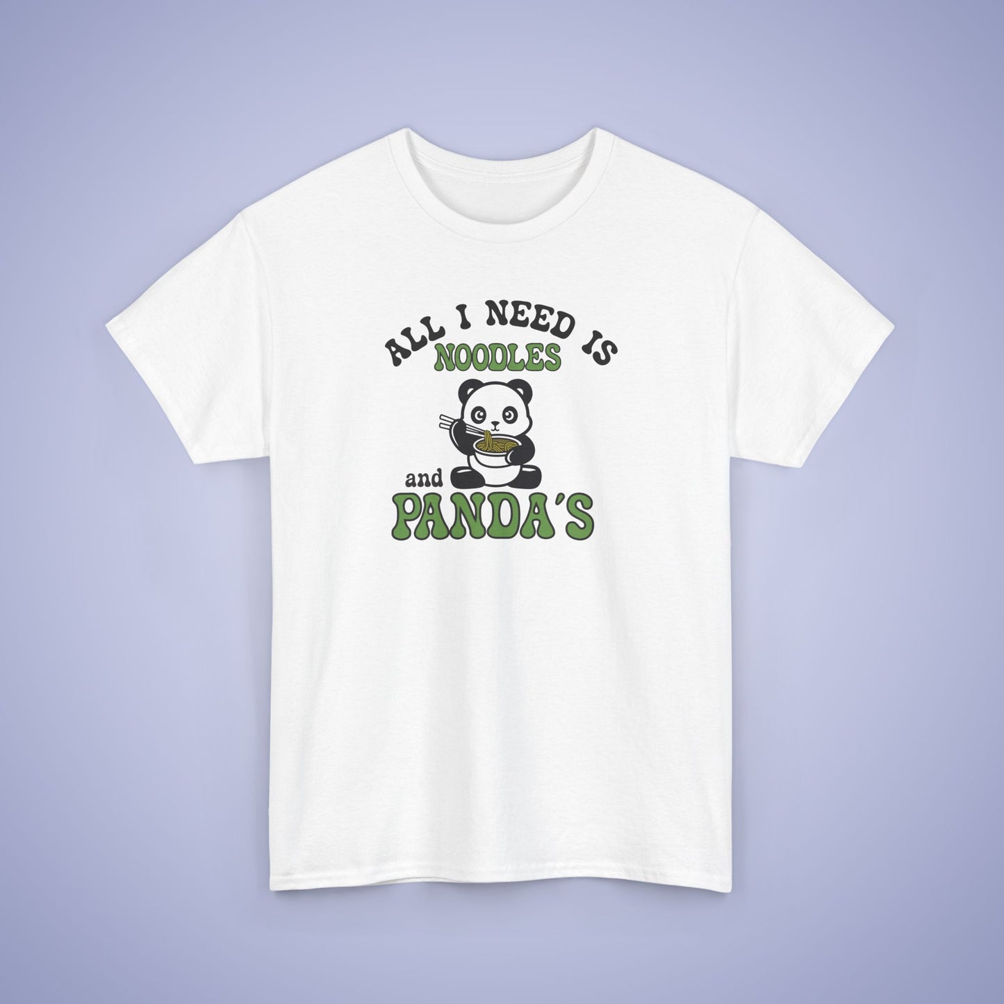 All I Need is Noodles and Panda's National Panda Day Unisex T Shirt