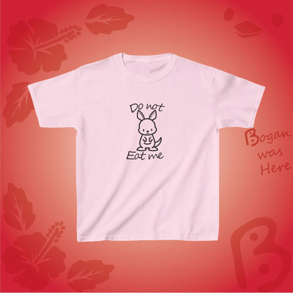 Do Not Eat Me Cute Kangaroo Bogan's Design Kids Tshirt