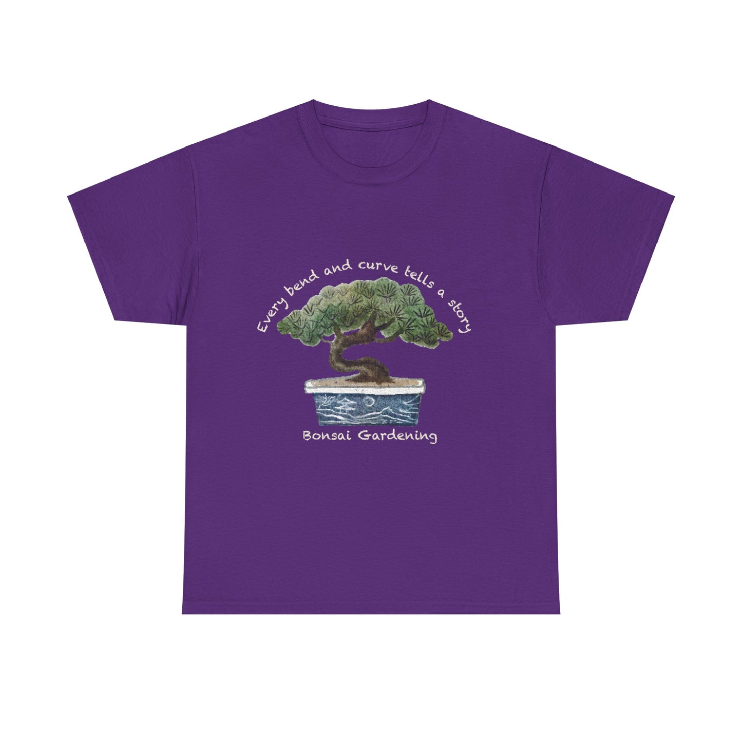 Every Bend and Curve Tells a Story Bonsai Gardening Lover T-shirt