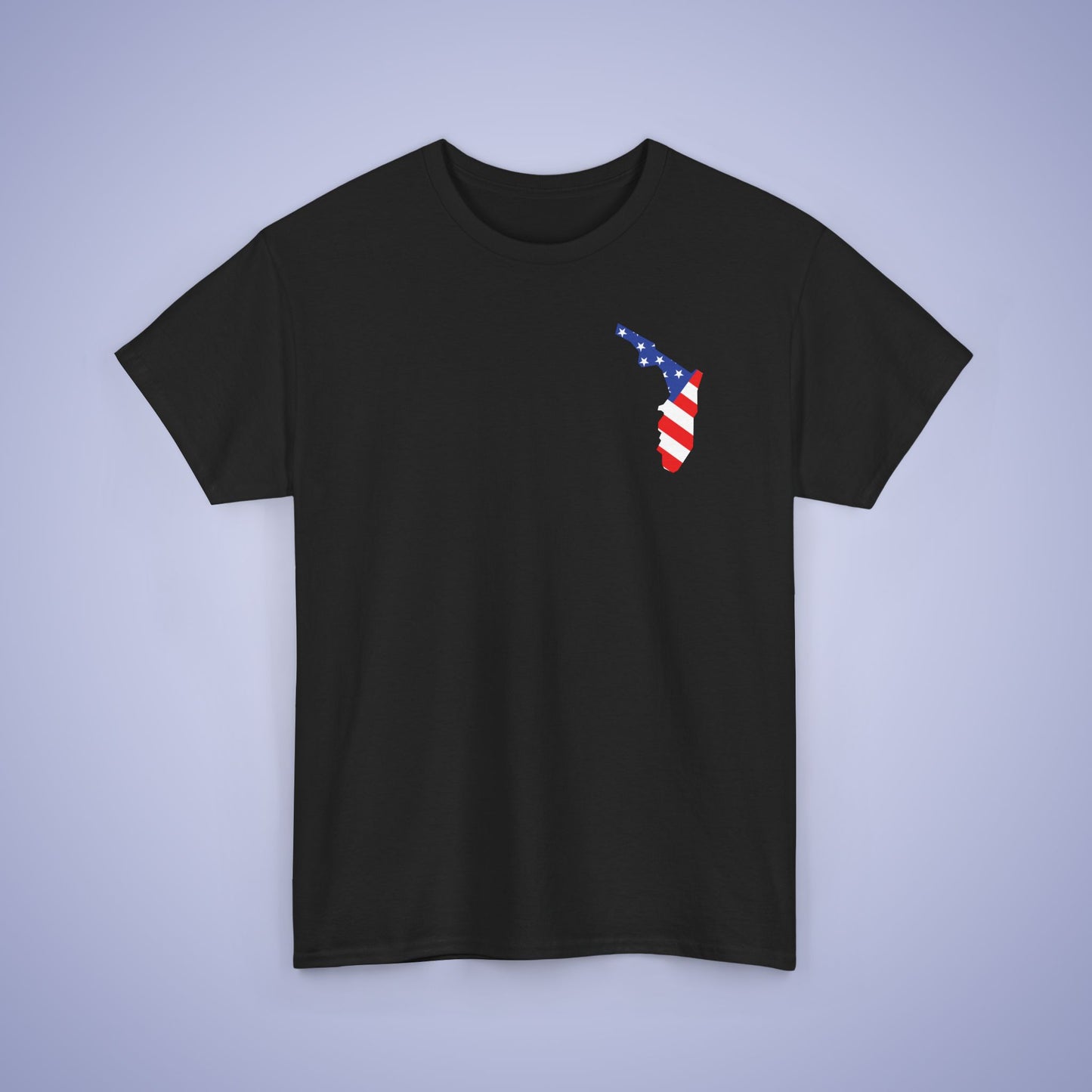 Florida Map Pocket Art Proud American Unisex T Shirt