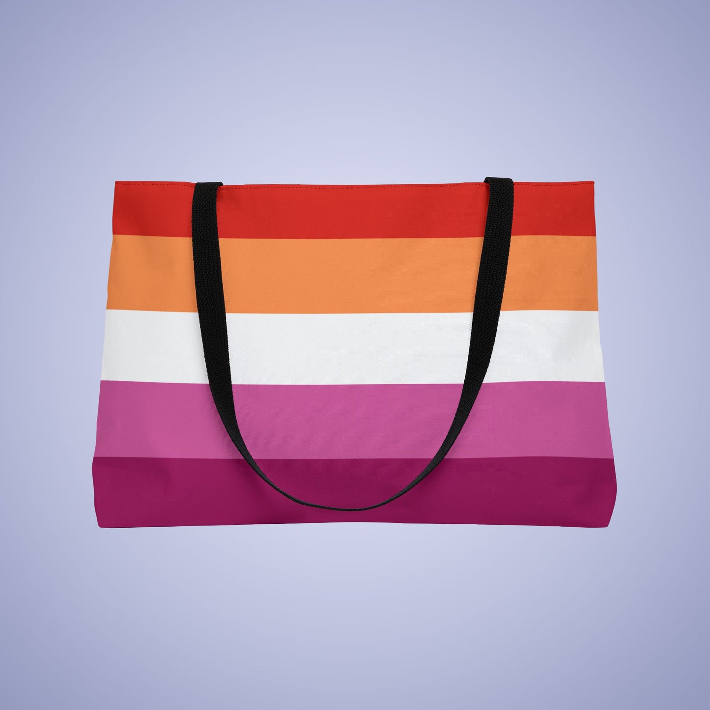 Lesbian Pride Month Weekender Large Beach Bag Tote