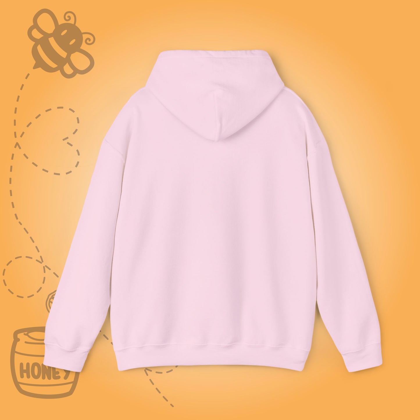 Beekeeper Sweet As Honey Honeycomb Word Art Design Hoodie Sweatshirt