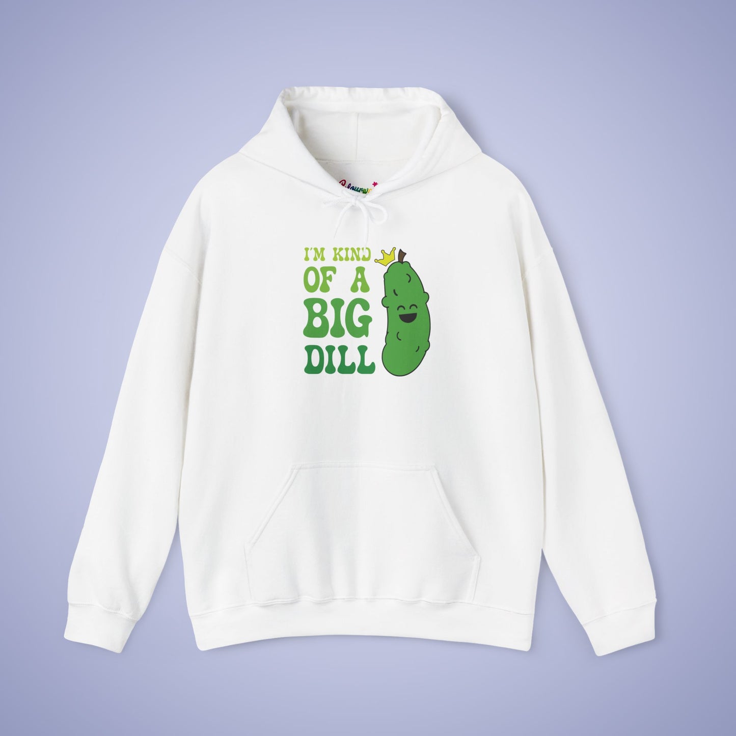 Im Kind of a Big Dill Pickleball Hoodie | Funny Pickle Lover Gift
