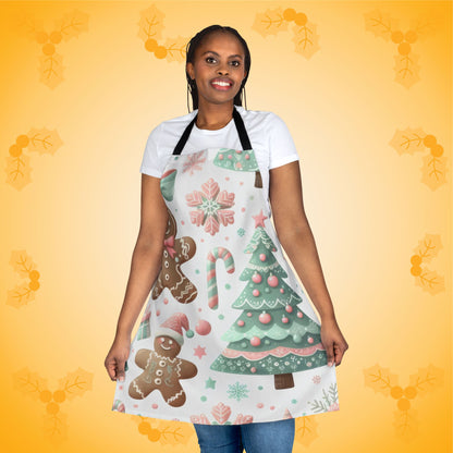 Bake with Me Christmas Kitchen Apron