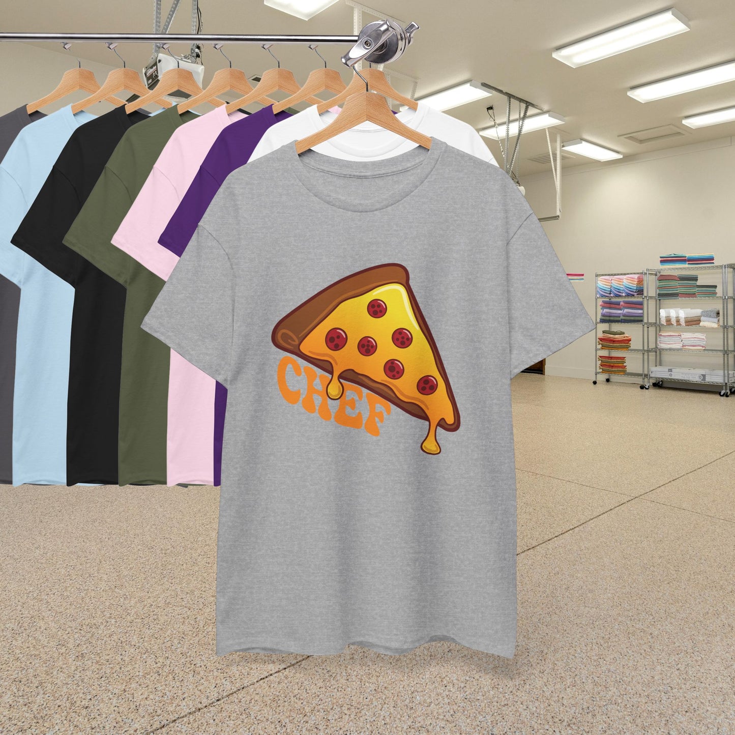 Pizza Chef Graphic Art Pizza Lover Funny T Shirt