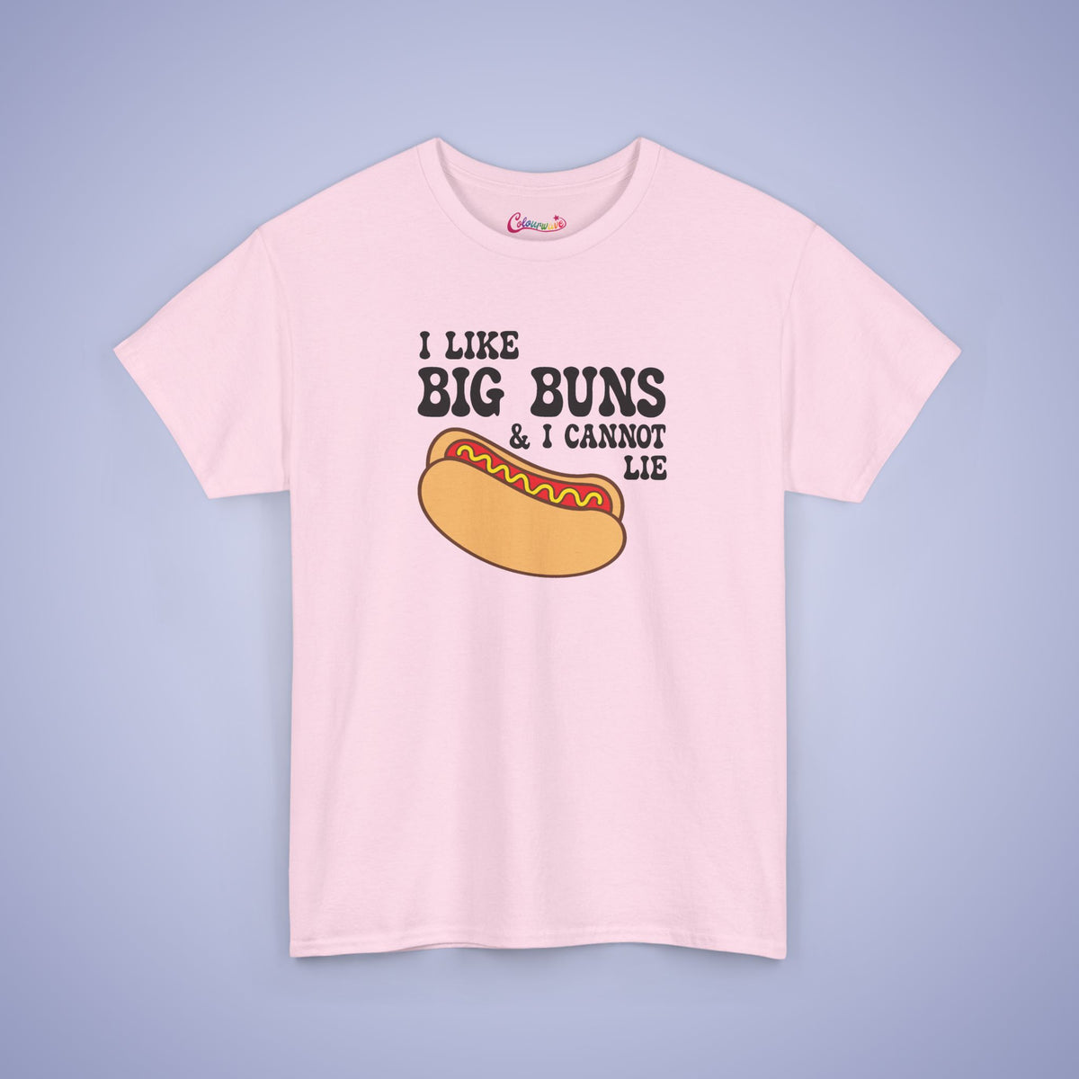 I like Big Buns and I Cannot Lie Funny Hot Dog T-Shirt | Hot Dog Lover Gift Black