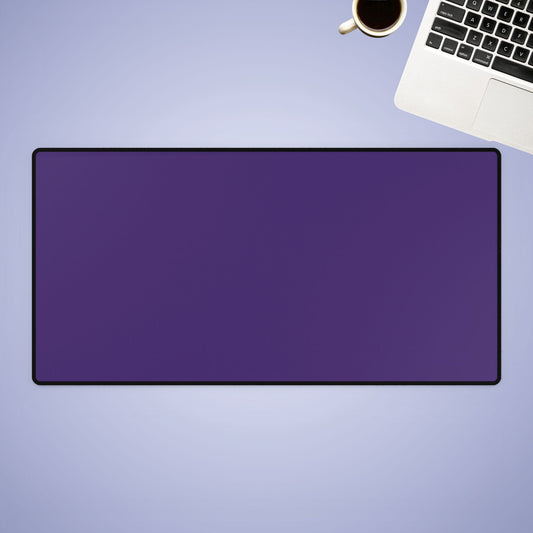 Purple Desk Mat Minimalist Office Teacher Decor Gift Medium & Large