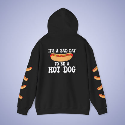 It's a Bad Day to Be A Hot Dog Hoodie | Hot Dog Lover Gift White