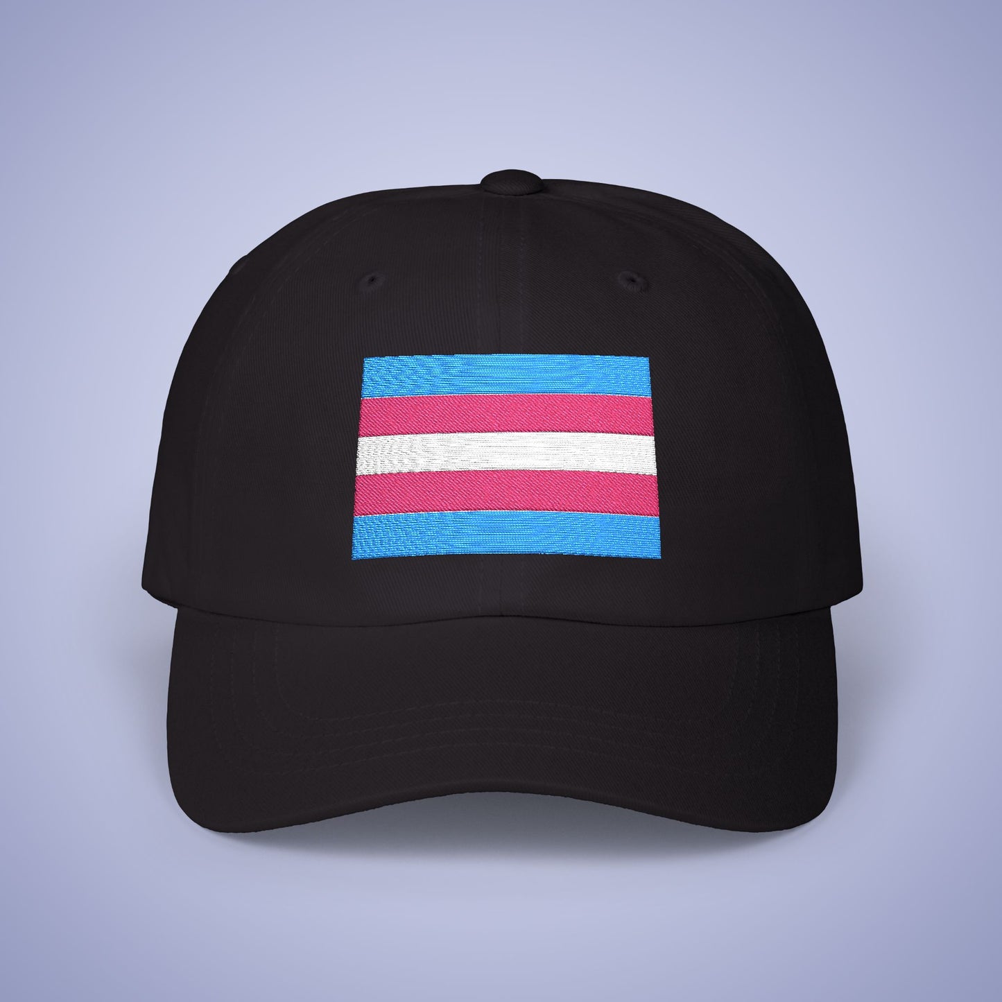Transexual Flag Pride Month Embroidered Classic Dad Cap Unisex Coloured Embroidery