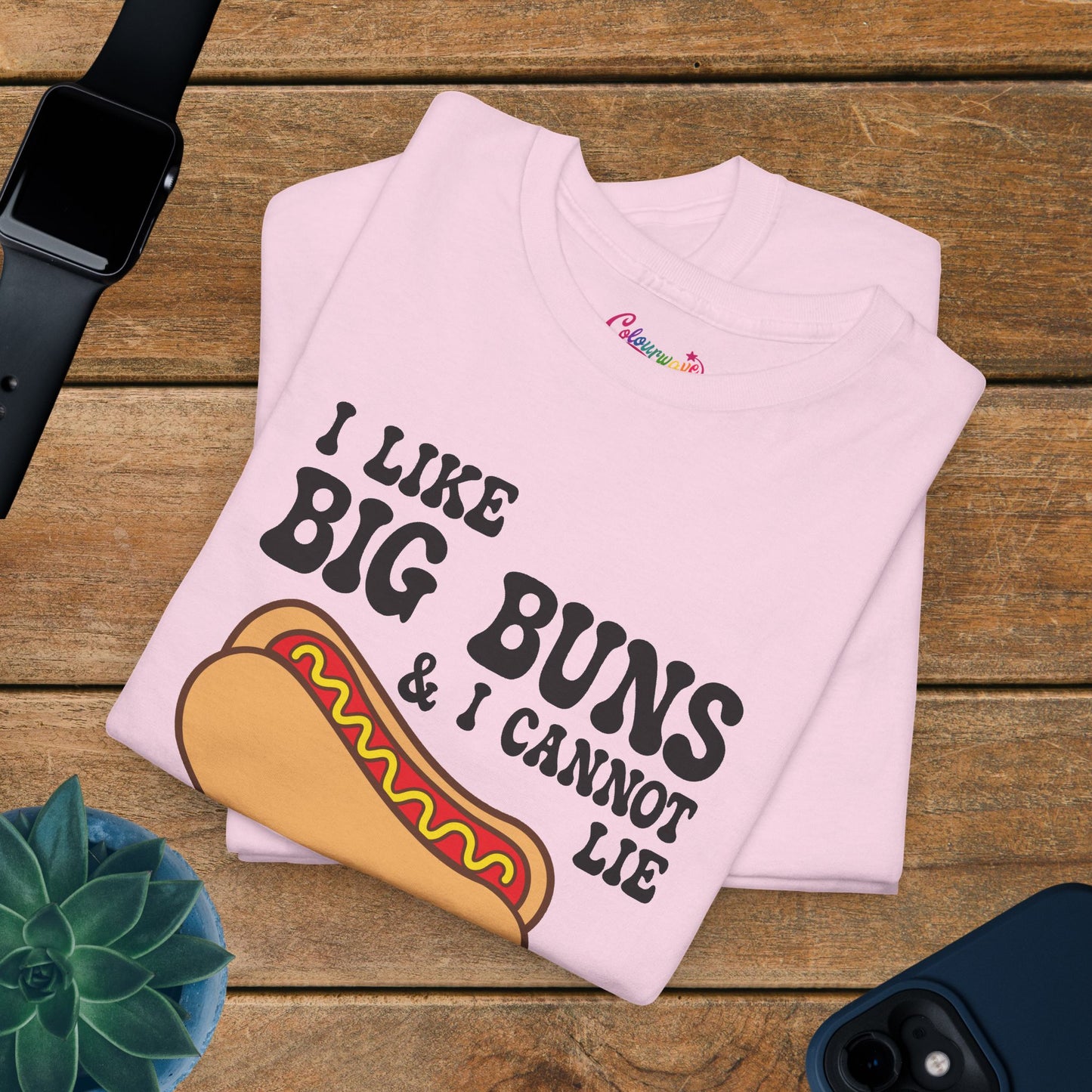 I like Big Buns and I Cannot Lie Funny Hot Dog T-Shirt | Hot Dog Lover Gift Black