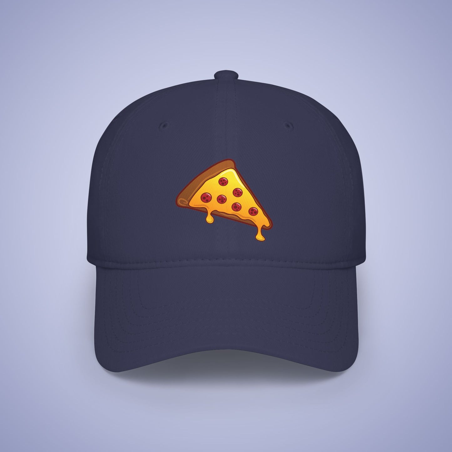 Pizza Slice Graphic Art Cap Low Profile Baseball Hat for Pizza Lovers