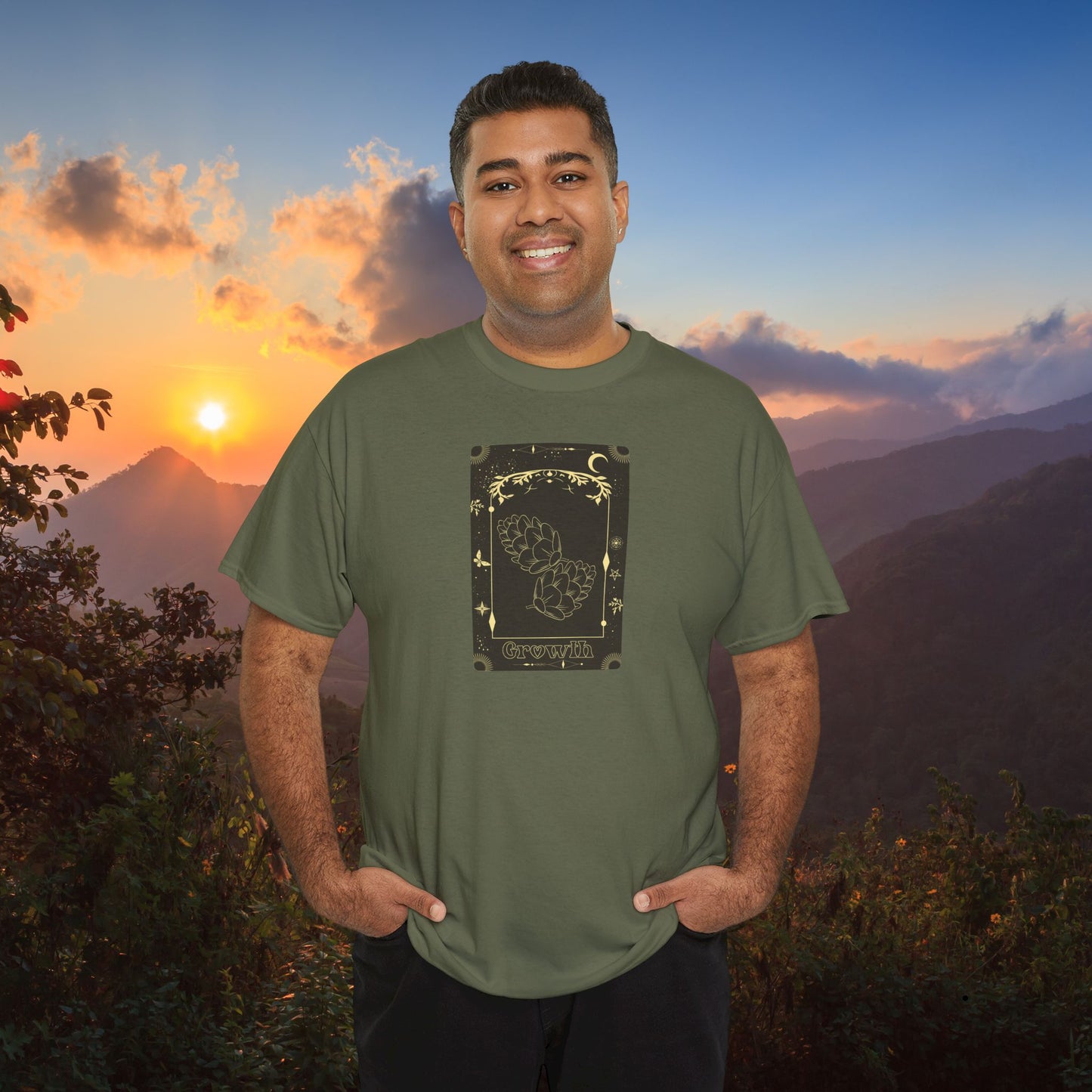 Christmas Pine Cones Growth Tarot Card Lover Unisex T Shirt