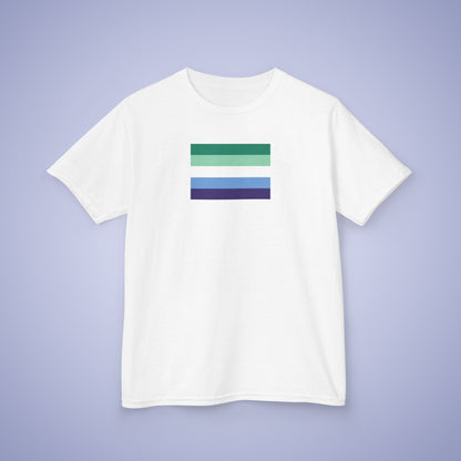 Gay Man Flag Pride Kids Cotton T Shirt LGBTQ Pride Month