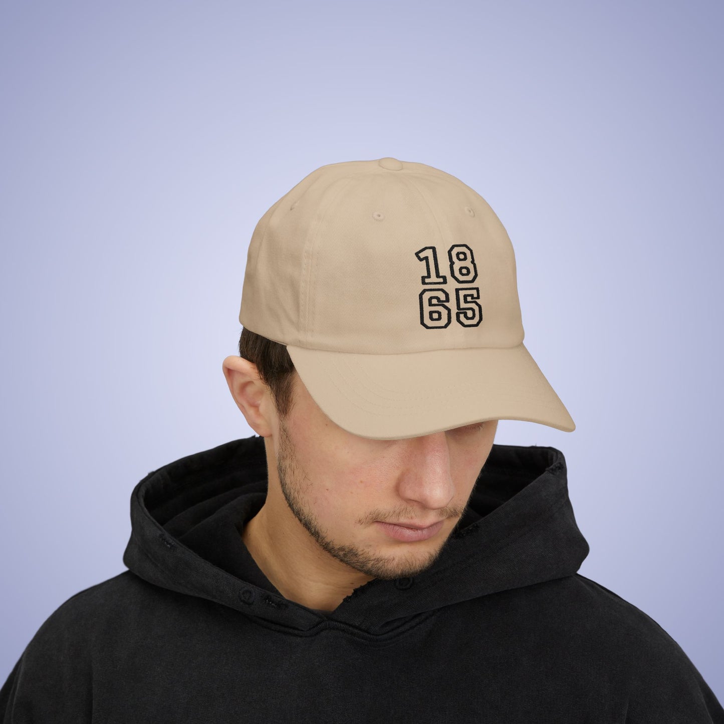 Juneteenth 1865 Embroidered Classic Dad Cap Unisex Black Embroidery