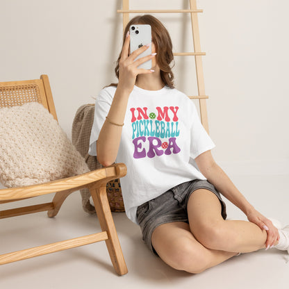 In My Pickleball Era Funny Pickleball T Shirt Coloured Graphic Design
