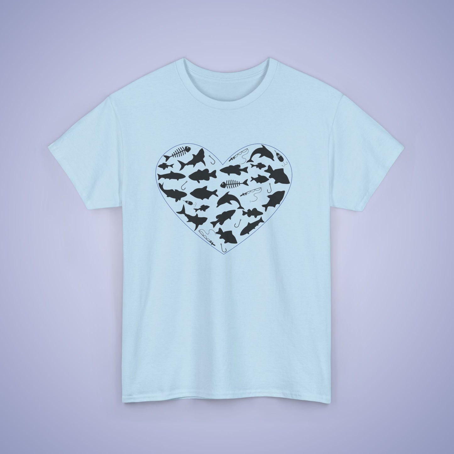 A Heart Full of Fish Unisex T-Shirt