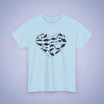 A Heart Full of Fish Unisex T-Shirt