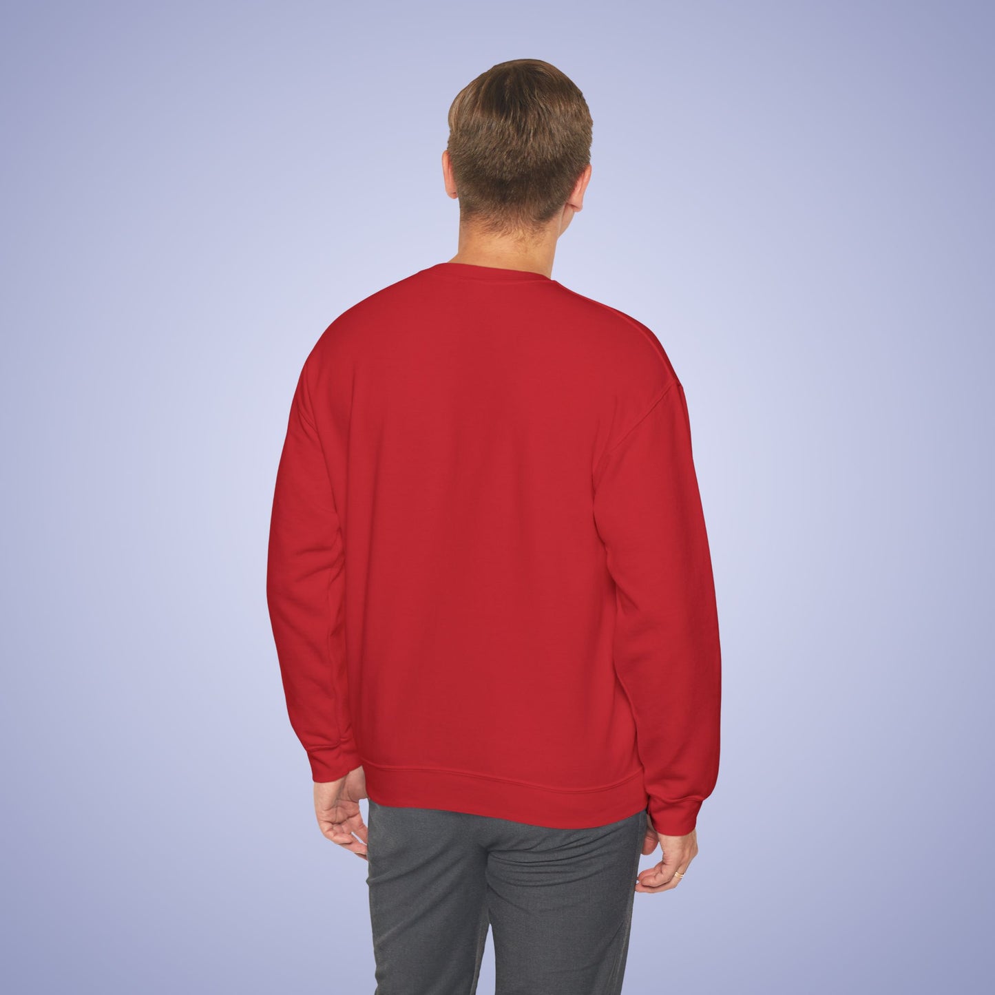 Blank Red Unisex Crewneck Sweatshirt