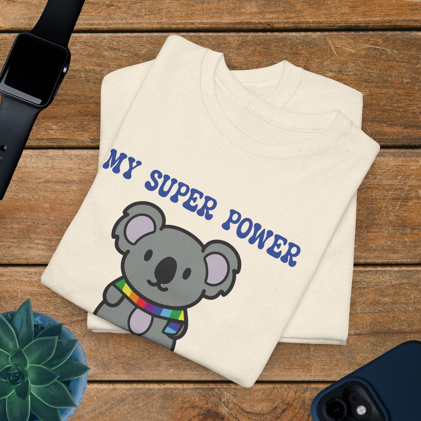 Koala Neurodiversity Graphic My Super Power is Autism Awareness Unisex T Shirt