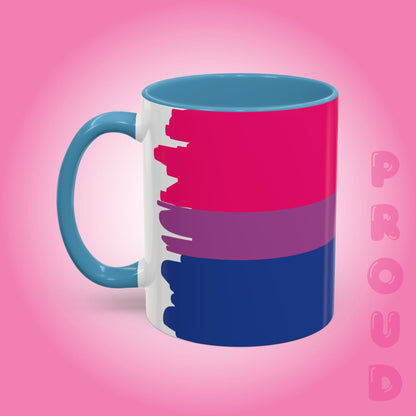 Bisexual Paint Style Coffee Mug