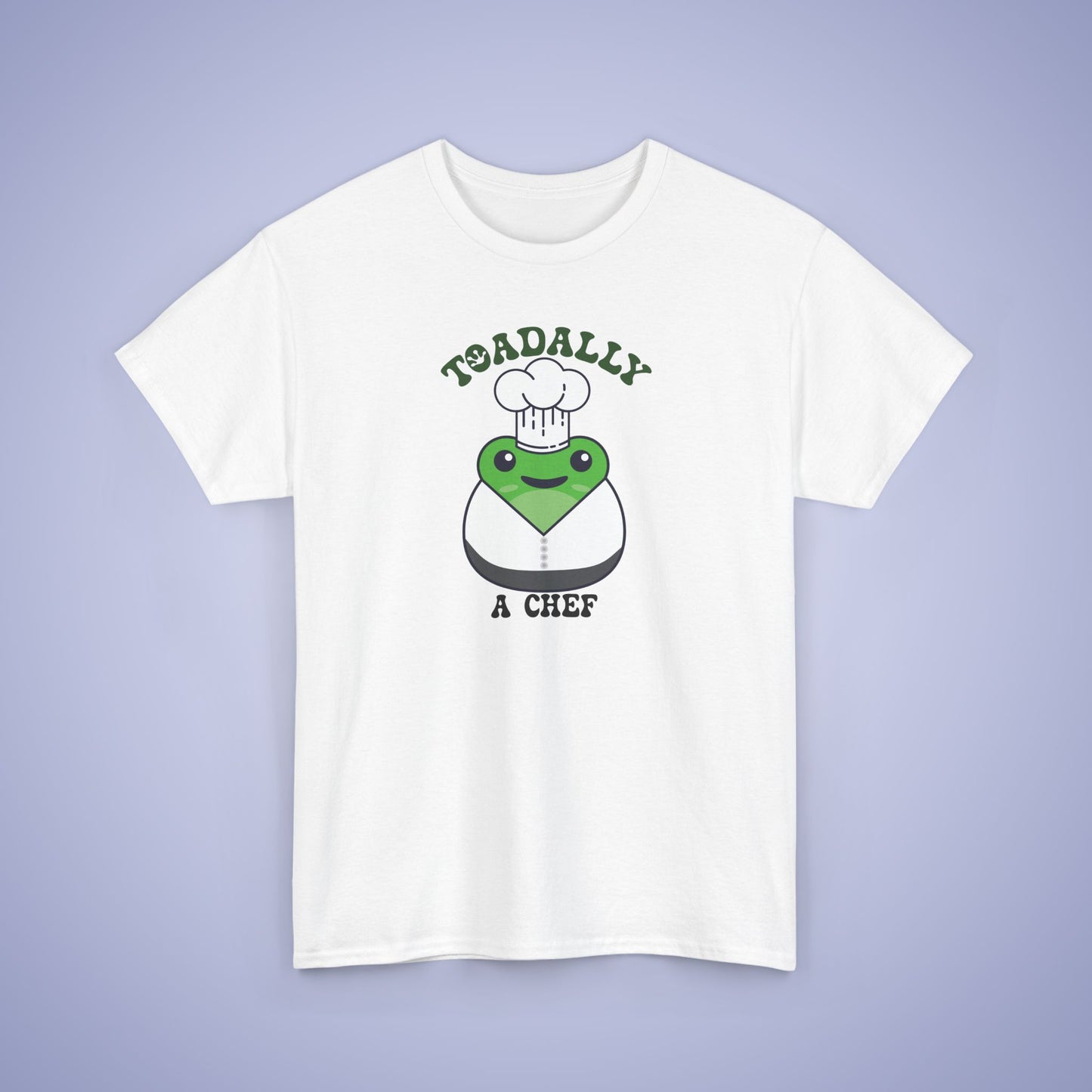Toadally a Chef Graphic Tee Frog Lover Funny Cook Gift Unisex T Shirt