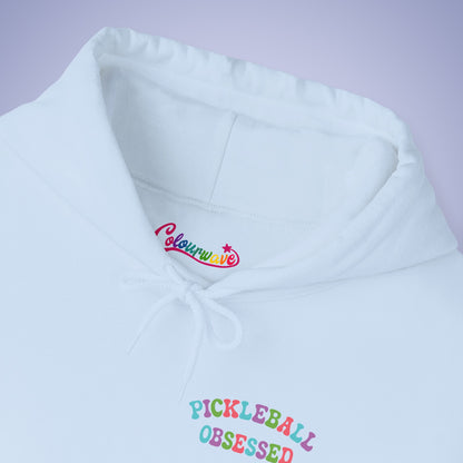 Double Trouble Pickleball Team Couple Gift Hoodie Graphic Design Sweatshirt