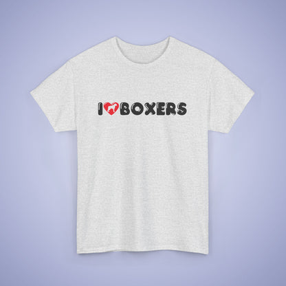 I Heart Boxers Unisex T Shirt