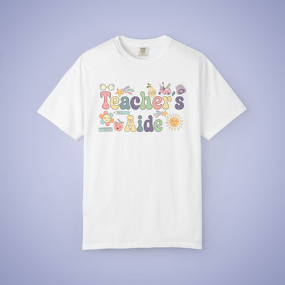 Teachers Aid Teacher T Shirt Retro Comfort Colors Unisex Back to School