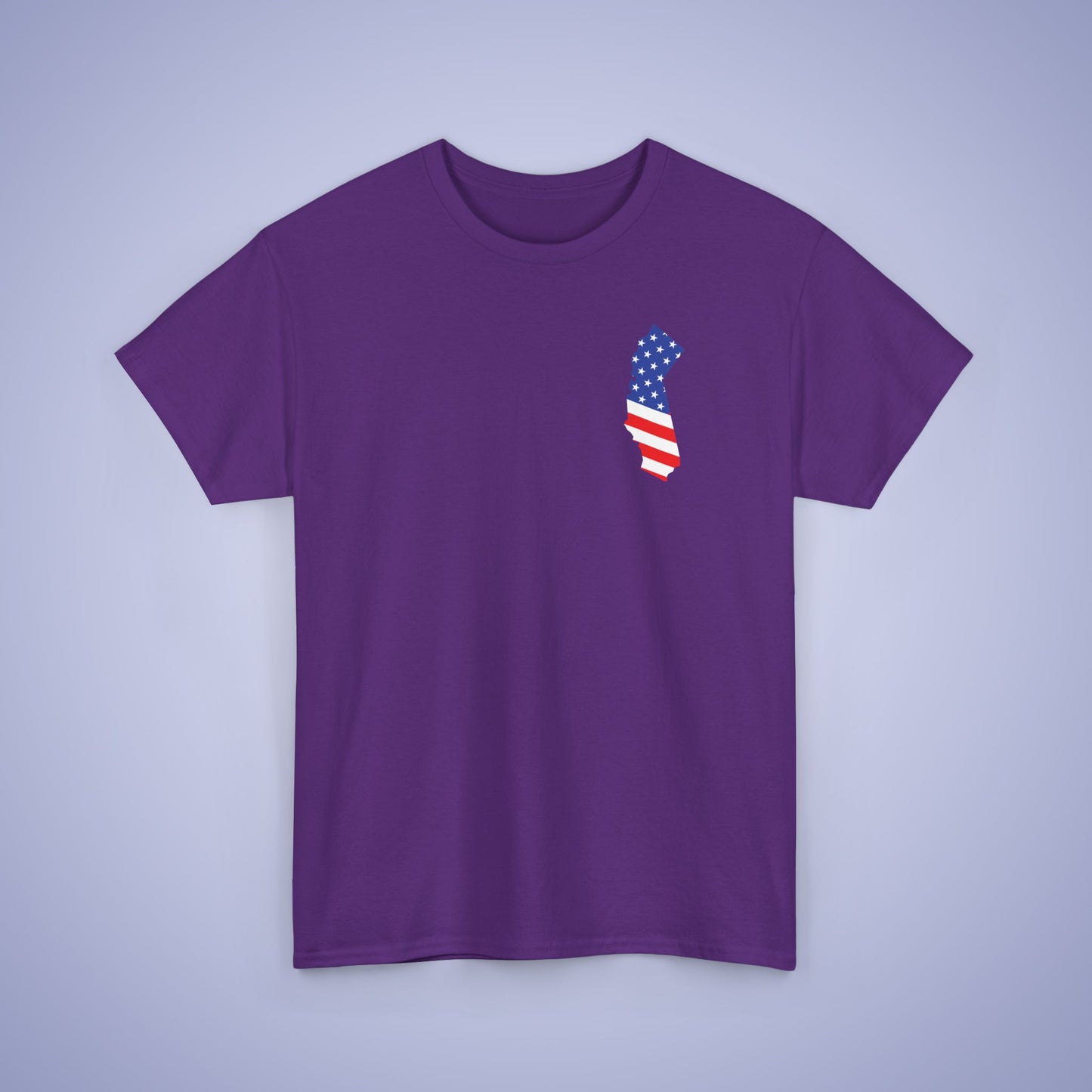 California Map Pocket Art Proud American Unisex T Shirt