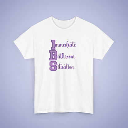 Immediate Bathroom Situation Funny  IBS Awareness Month Unisex T Shirt