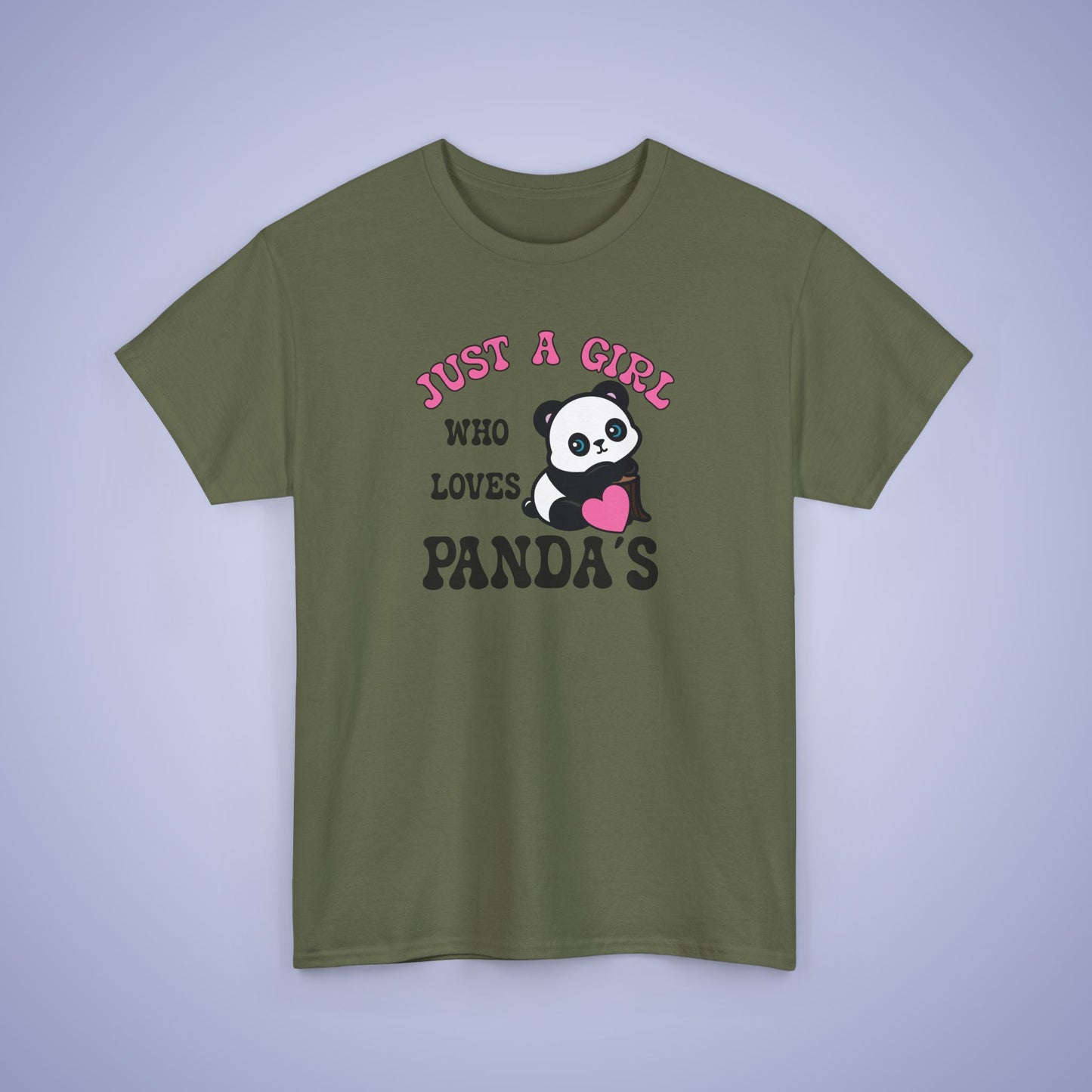 Just a Girl Who Loves Pandas National Panda Day Unisex T Shirt