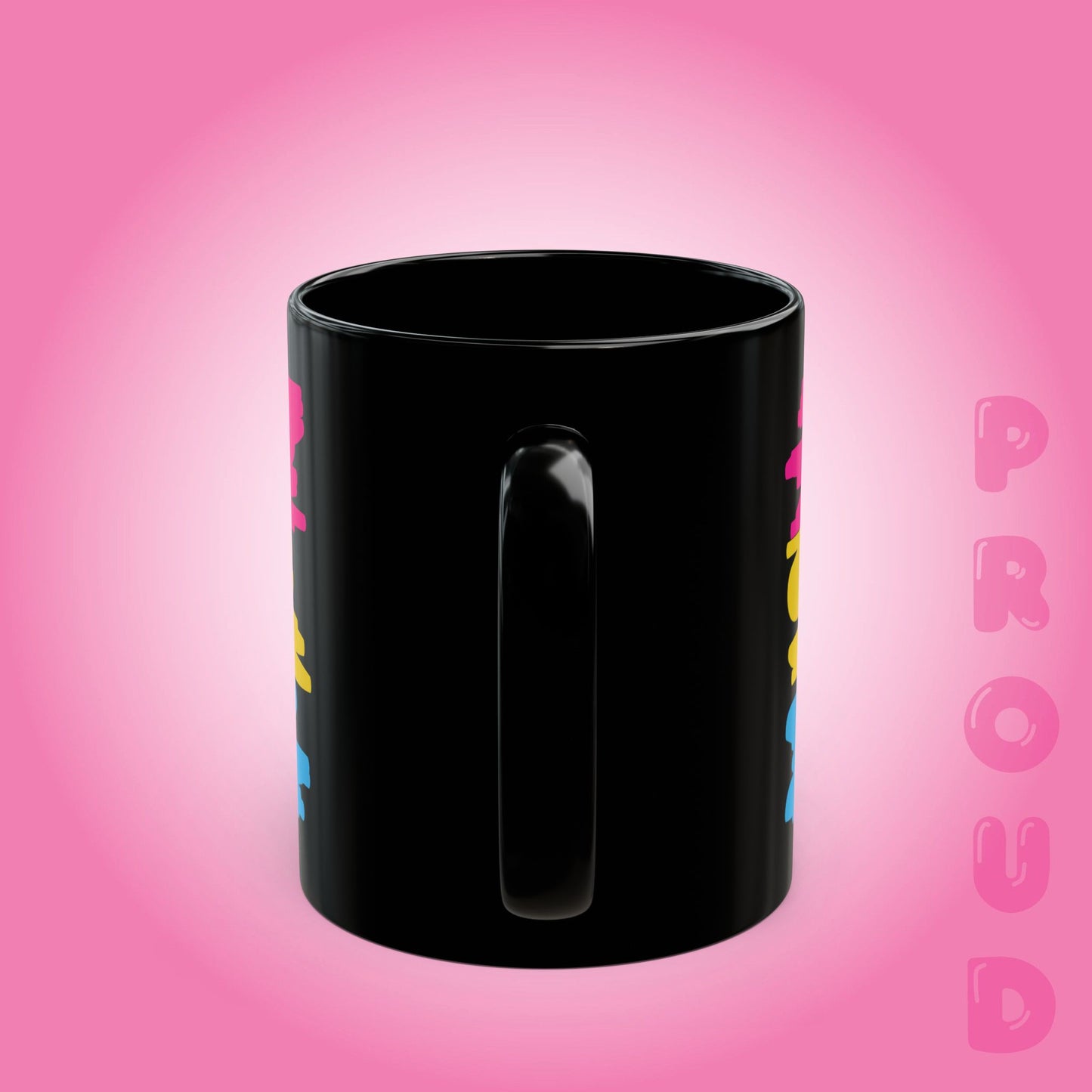 Pansexual Pride Month LGBTQ Trans Black 11oz or 15oz Coffee Mug