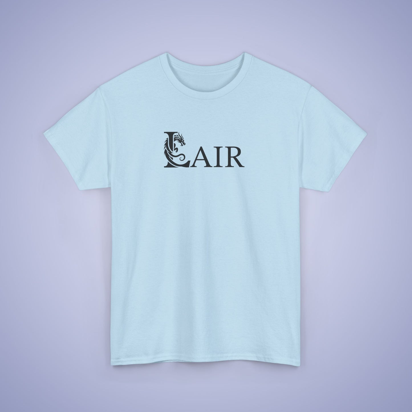 Lair Word Art Text Dragon Lover Unisex T Shirt
