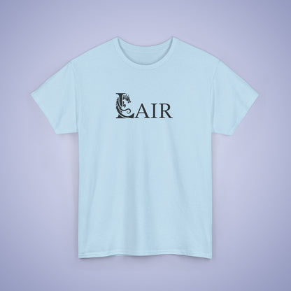 Lair Word Art Text Dragon Lover Unisex T Shirt