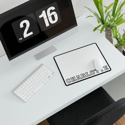 University Style Personalized Name XXXXL White Mouse Pad