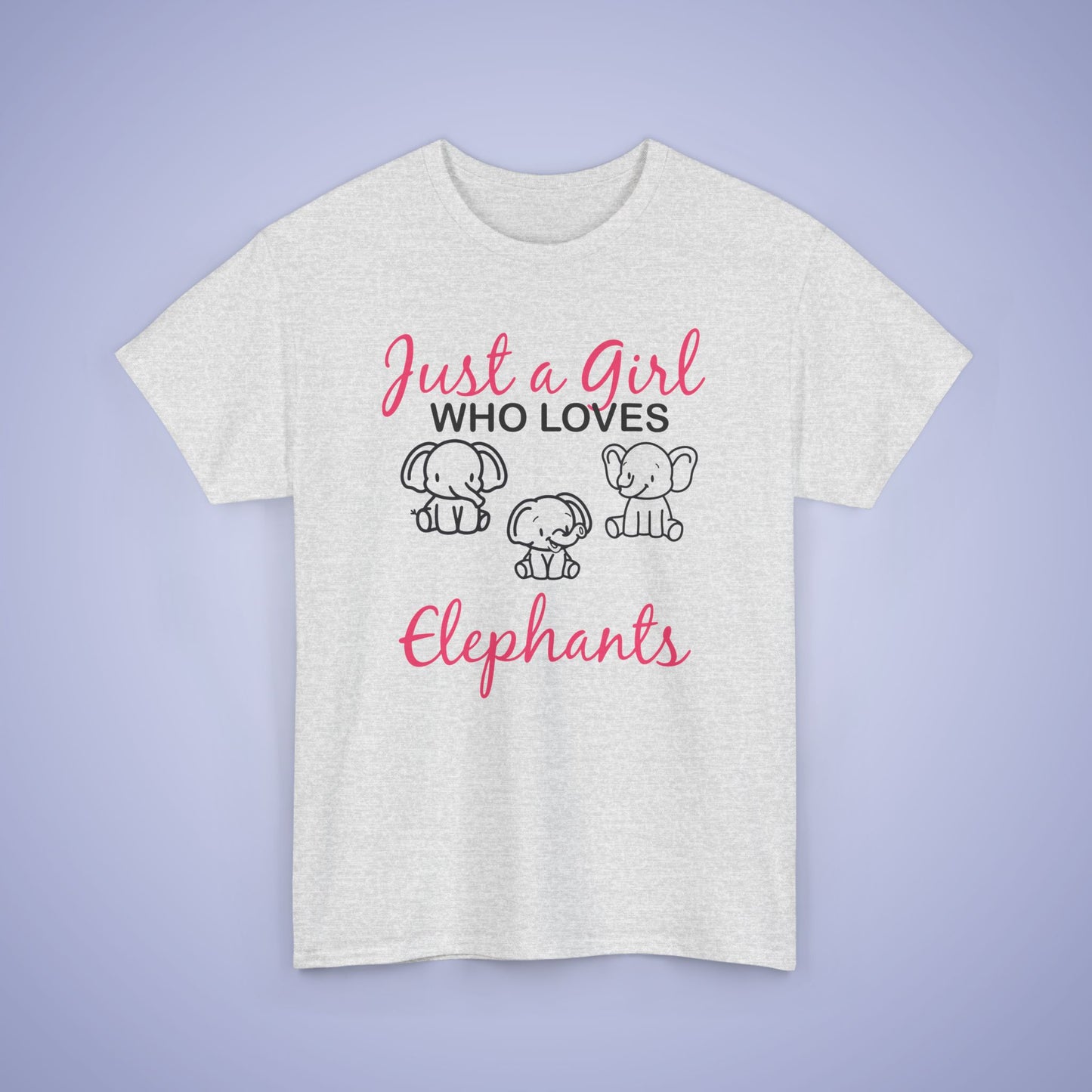 Just a Girl who Loves Elephants Unisex T-Shirt