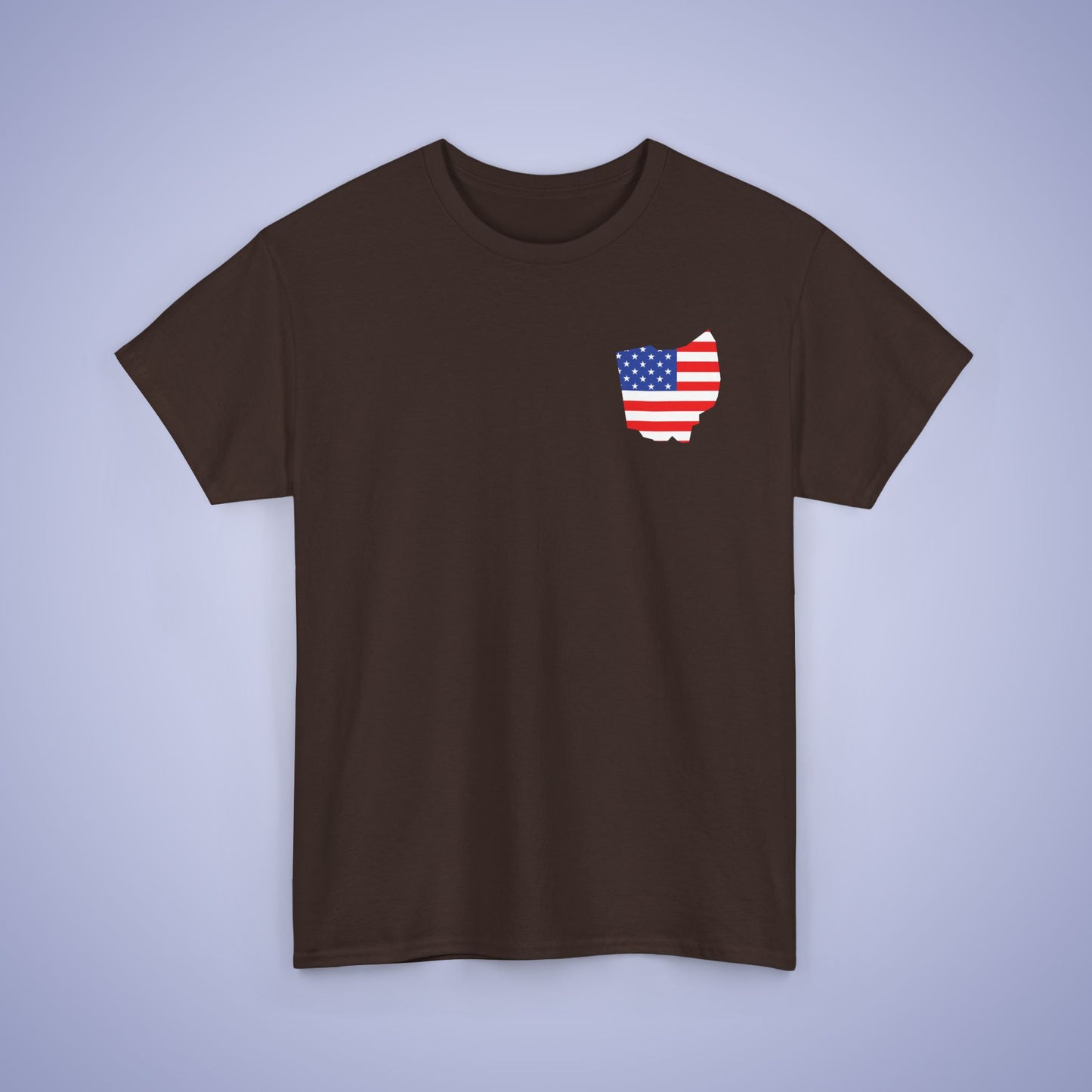 Ohio Map Pocket Art Proud American Unisex T Shirt