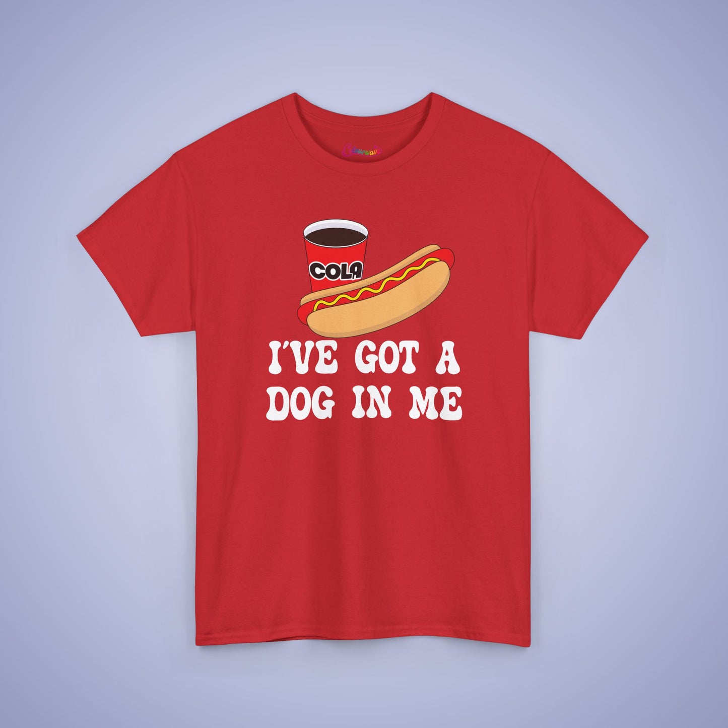 I've Got a Dog in Me Funny Hot Dog T-Shirt | Hot Dog Lover Gift White