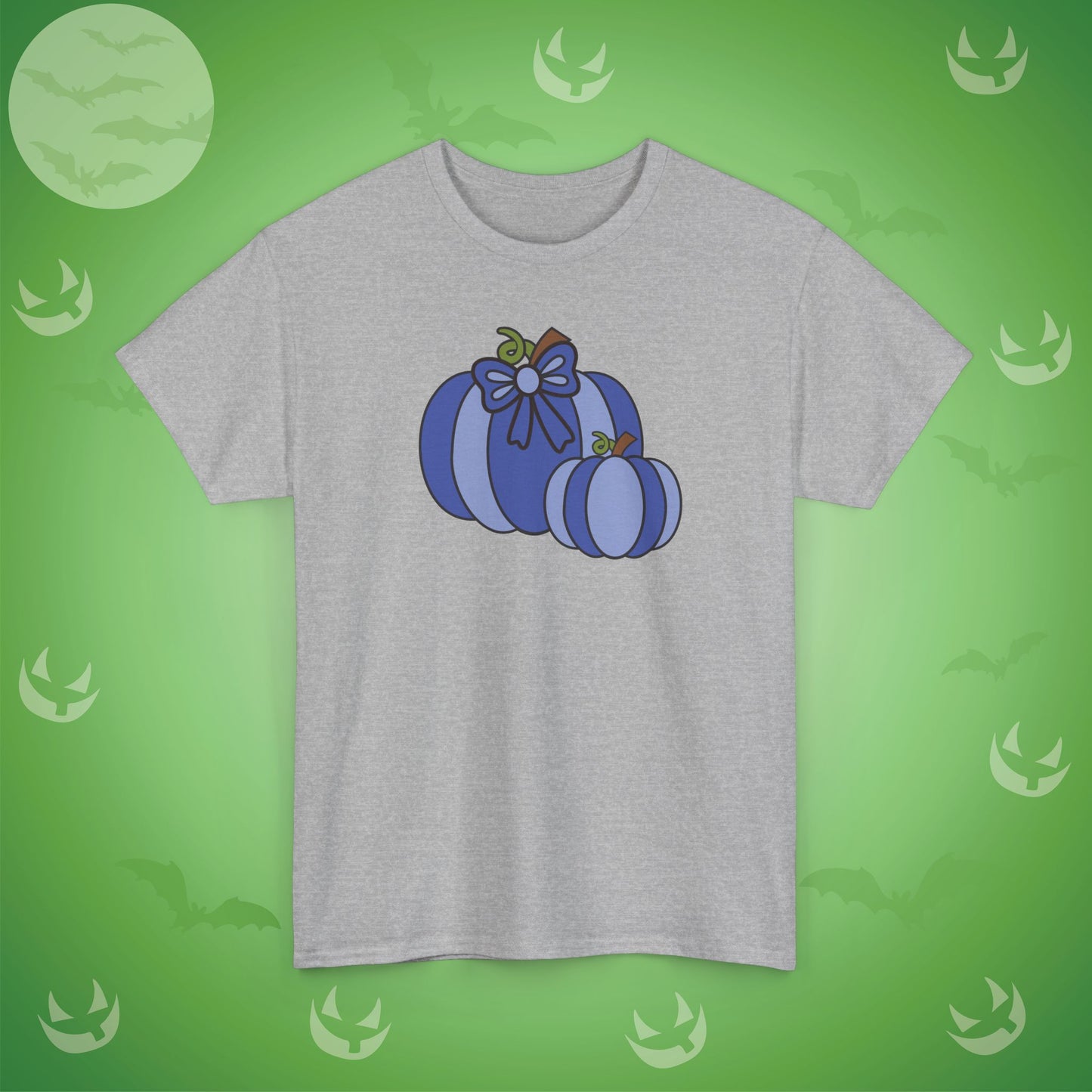 Thanksgiving Fall Inspired Halloween Blue Pumpkin Unisex T Shirt