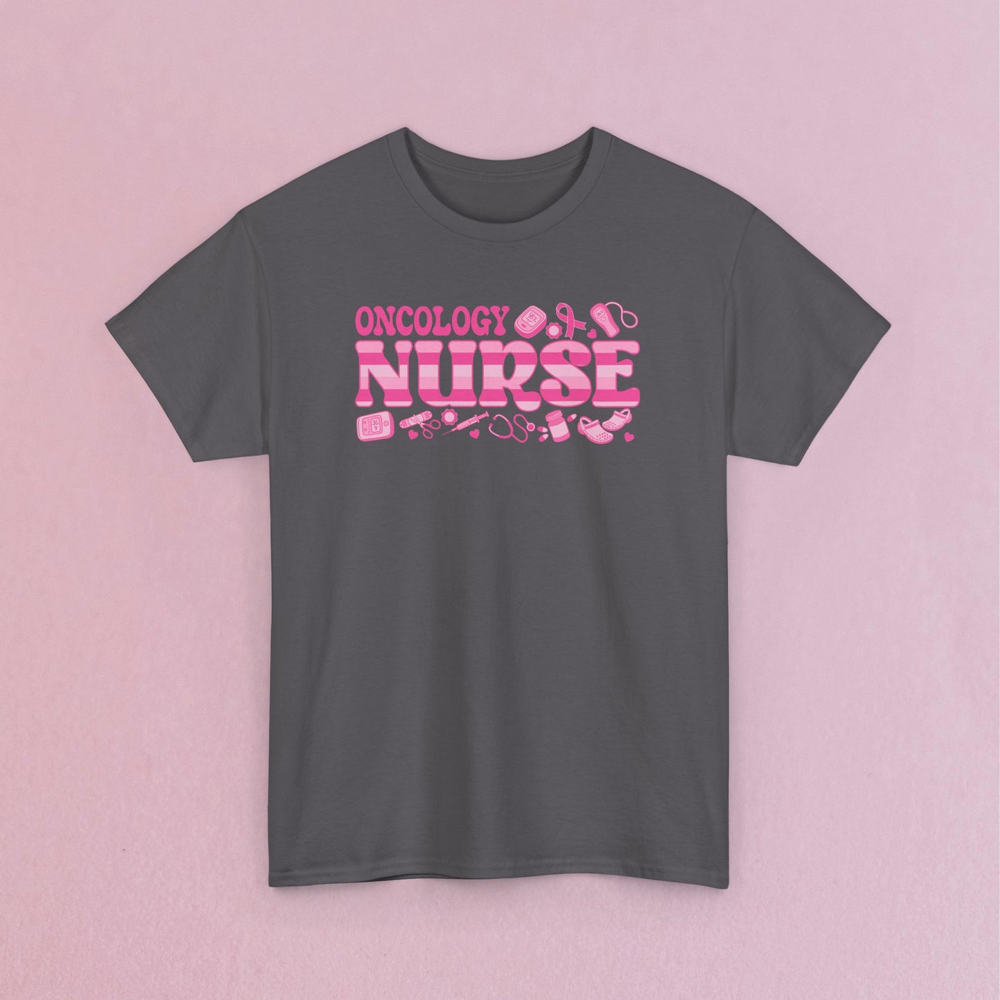 Oncology Nurse Doodle Art Breast Cancer Support Doctor Nurse Unisex T Shirt