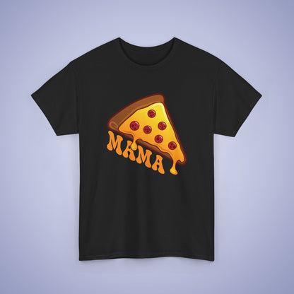 Pizza Mama Graphic Art Pizza Lover Funny Mom or Mothers T Shirt