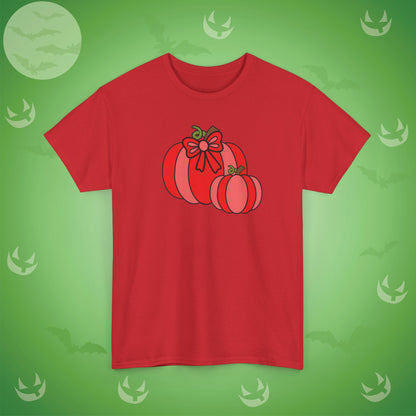 Thanksgiving Fall Inspired Halloween Red Pumpkin Unisex T Shirt