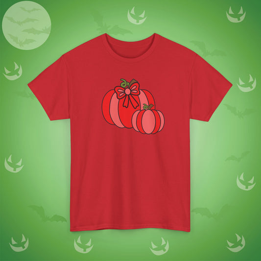 Thanksgiving Fall Inspired Halloween Red Pumpkin Unisex T Shirt
