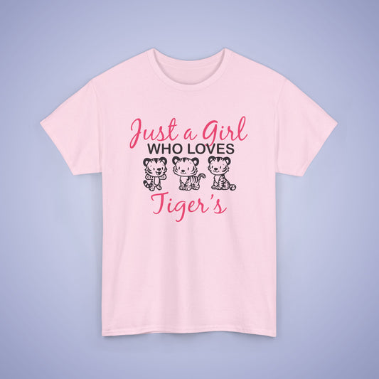 Just a Girl who Loves Tigers Unisex T-Shirt