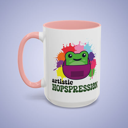 Artist Frog Lover Gift Coffee Mug Ceramic