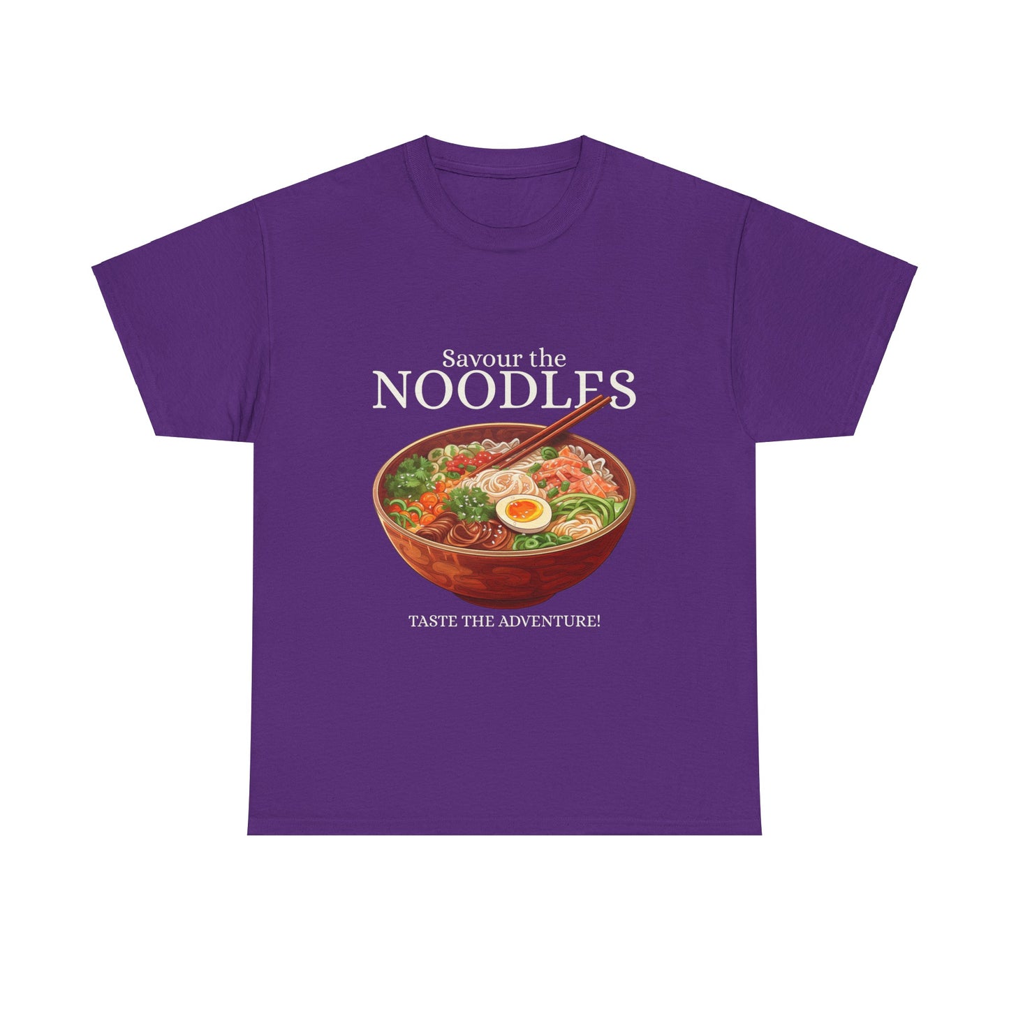 Savour the Noodles Taste the Adventure Anime Noodles T-shirt