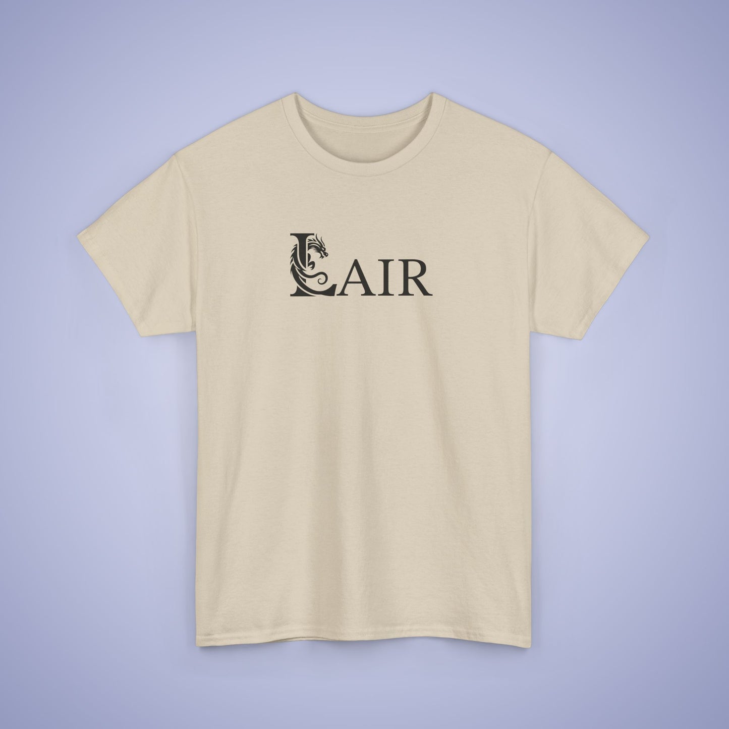 Lair Word Art Text Dragon Lover Unisex T Shirt